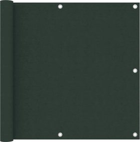 vidaXL sötétzöld oxford-szövet erkélynapellenző 90 x 300 cm