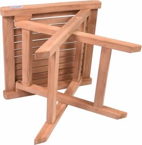 Összecsukható teakfa szék BACAN magasság 43 cm