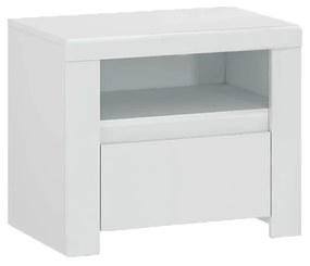 Éjjeliszekrény Lafer 1S (fehér). 1034100