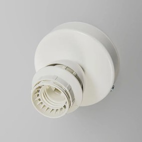 Modern mennyezeti lámpa fehér fekete árnyékolóval 45 cm - Combi