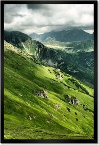 Poszterek keretben 40x60 Tátra Lengyel hegyek Kilátás