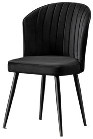 Rubi Black étkezőszék szett, 4 db, 4 db