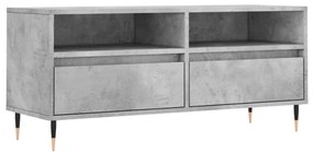 betonszürke szerelt fa TV-szekrény 100x34,5x44,5 cm