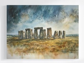 Poszter Stonehenge Kör Kövek Megalit Druida Kilátás 100x75