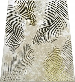 Szőnyeg 240x330 Bézs Fényes Modern Hálószoba Nappali Puha Divatos