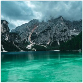 Poszterek 100x100 Hegyi tó Tájkép