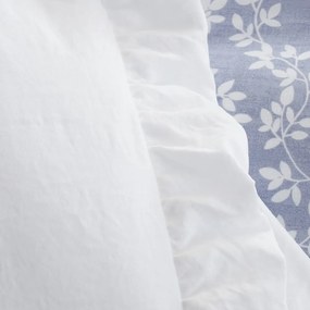 Fehér ágytakaró franciaágyra 220x230 cm Soft Washed Frill – Bianca