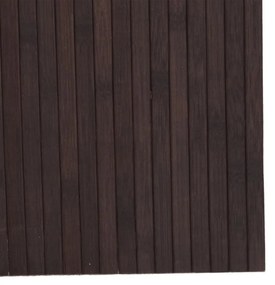 sötétbarna bambusz térelválasztó 165 x 400 cm