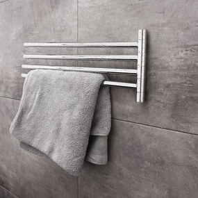 Nimco Bormo króm fürdőszobai törölközőtartó négy darabnak, forgatható Br 11096-4-26_