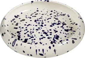 BOOGY SPLASH tésztás tányér 24 cm , sötétkék