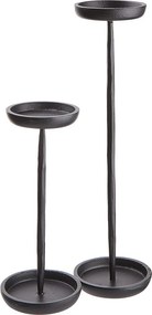 FAROL gyertyatartó, fekete 36cm