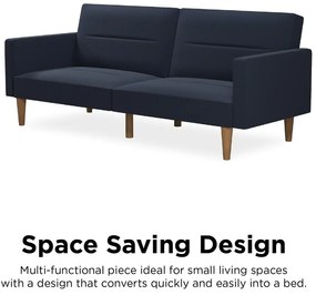 Mainstays sötétkék kinyitható kanapé - Støraa