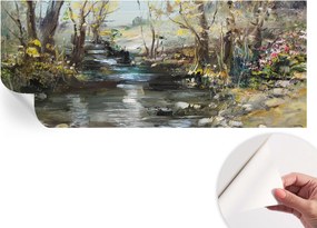 Dekoratív Öntapadós Tapéta Divatos Minták Erdei patak 250x104 cm