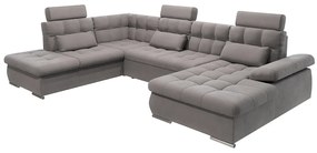 MERKURO ágyazható U alakú ülőgarnitúra, 324x103x218, enjoy 21, jobb