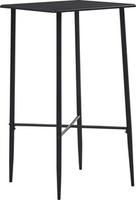 vidaXL fekete MDF bárasztal 60 x 60 x 111 cm