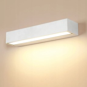 Kültéri Led Falikar Fehér Modern Téglalap 16W 3000K IP65