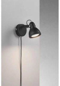 Nordlux - Fali spotlámpa ASLAK 1xGU10/35W/230V fekete