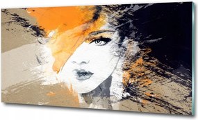 Fotótapéta üveg falra Női portré 125x50