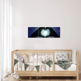 Kép - Szimbolikus szerelem (órával) (90x30 cm)
