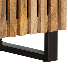 tömör nyers mangófa TV-szekrény 105 x 34 x 46 cm