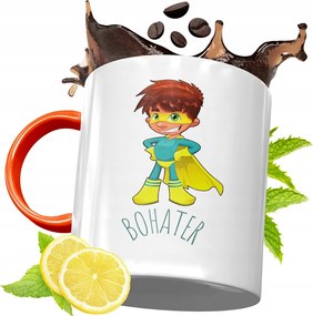 Narancssárga Bögre Gyerekeknek Gyereknapra, fényképes nyomattal