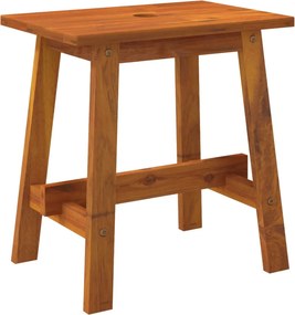 vidaXL téglalap alakú tömör akácfa ülőke 45 x 29 x 45 cm