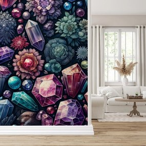 Fotótapéta - Virágos gyémántok (147x102 cm)
