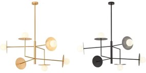 Redo UN1696_1 - Csere lámpabúra chandelier, lámpához PLATO átm. 10 cm fehér