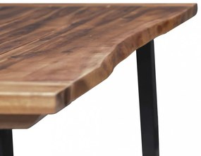 tömör akácfa étkezőasztal 180 x 90 cm