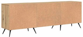 TV szekrény kézműves tölgy 150 x 30 x 50 cm Faanyag