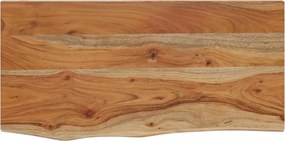 vidaXL tömör akácfa téglalap alakú fali polc 60 x 30 x 3,8 cm