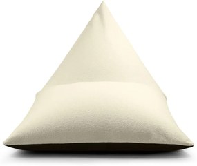 Krémszínű buklé babzsákfotel Razzmatazz – SLOWDOWN