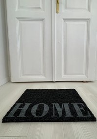&#039;Home&#039; fekete szennyfogó szőnyeg 40x70 cm