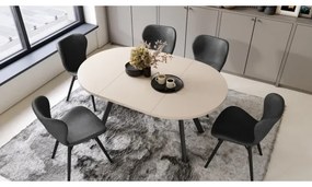 Étkezőasztal ARTUR bézs/fekete