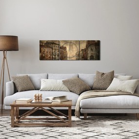 Kép - A város festése (órával) (90x30 cm)