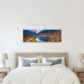 Kép - White Mountain, New Hampshire, USA (órával) (90x30 cm)