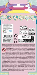 Unikornis Rainbow tetkó 12 db-os