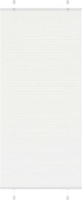 vidaXL pliszírozott redőny Fehér 90x200 cm szövetszélesség 89,4 cm