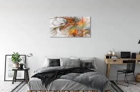 Üvegképek Színes geometriai fraktálok 125x50 cm