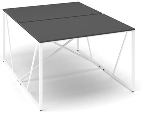 ProX asztal 118 x 163 cm, grafit / fehér