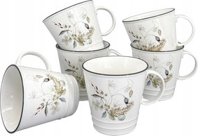 Karácsonyi nosztalgia bögre, 350ml, 6 db-os készlet