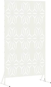 vidaXL Magánszféra Képernyő Fehér 100 x 50 x 180 cm Acél