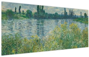 Kép - Claude Monet, Banks of the Seine, reprodukciók (120x50 cm)