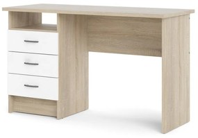 Felix íróasztal, sonoma tölgy / fehér
