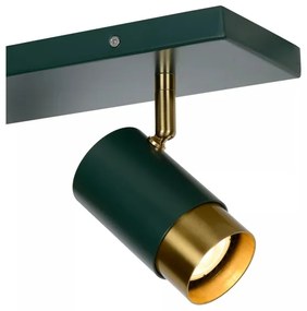 Lucide 35913/02/33 - Spotlámpa FLORIS 2xGU10/40W/230V zöld
