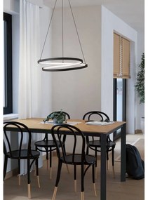 Fekete LED függőlámpa ø 55 cm RUOTALE – EGLO