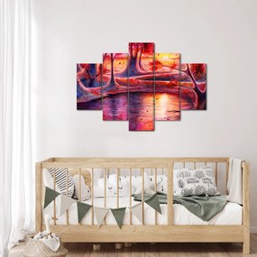 Egy varázslatos erdő képe (150x105 cm)