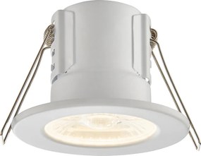 ENDON 74707 SHIELDECO Fürdőszobai Beépíthető Lámpa Matt Fehér, Átlátszó LED IP20