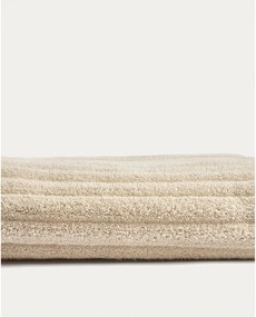 Bézs frottír pamut törölköző 50x90 cm Navira – Kave Home