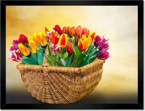 Poszterek keretben 40x30 Tulipánok Virágok